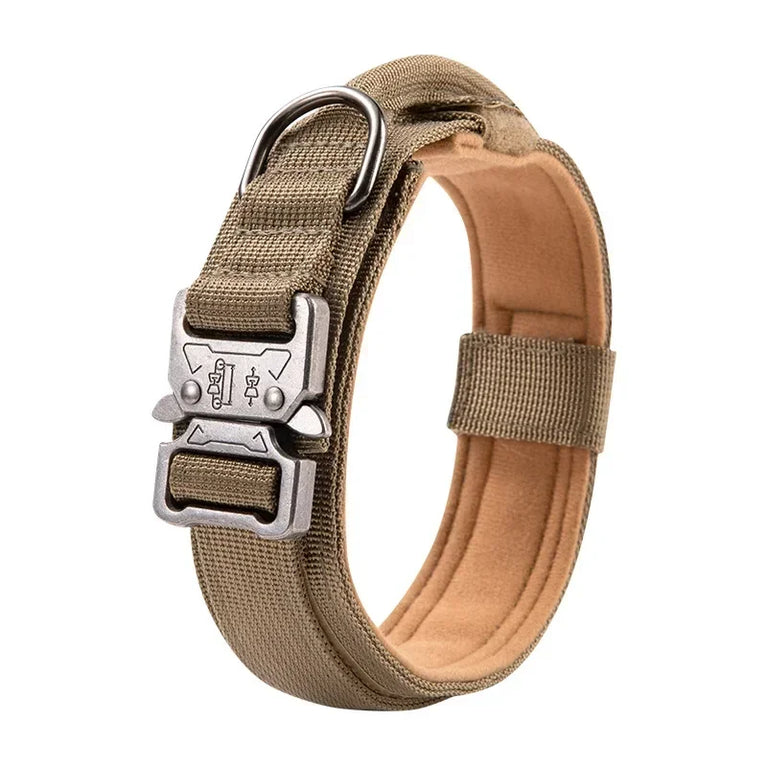 Outdoor Sports Style Tactical Dog Collar Usable Training Traction