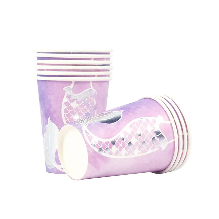 Mermaid Princess Birthday Party Set | Enchanting Disposable Tableware