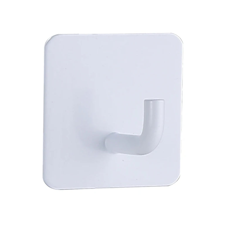 Self Adhesive Wall Hooks Towel Holder Bathroom Door Key Cloth Coat Robe Hanger Kitchen Hardware Rack Bag Hook Organizer