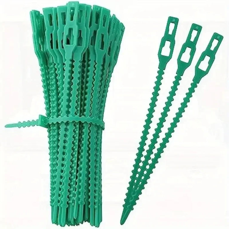 Reusable Garden Cable Ties | Adjustable Plant & Shrub Support Fasteners