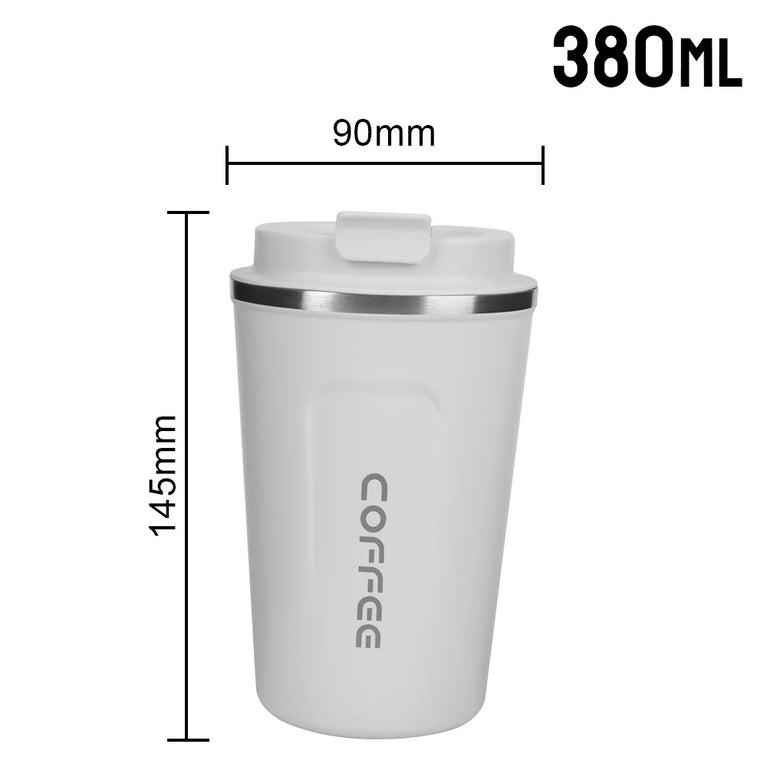Thermo Cafe Double Stainless Steel Coffee Mug Leak-Proof Travel Cup 380/510ML