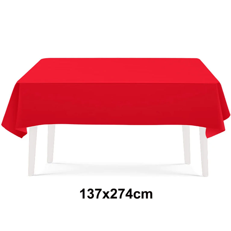 Solid Red and Dark Blue Theme Birthday Party Disposable Tableware Set
