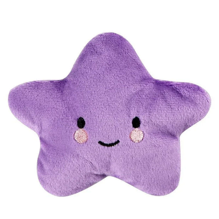 Plush Pentagram Squeaky Dog Toy Interactive Chew Toy Fun