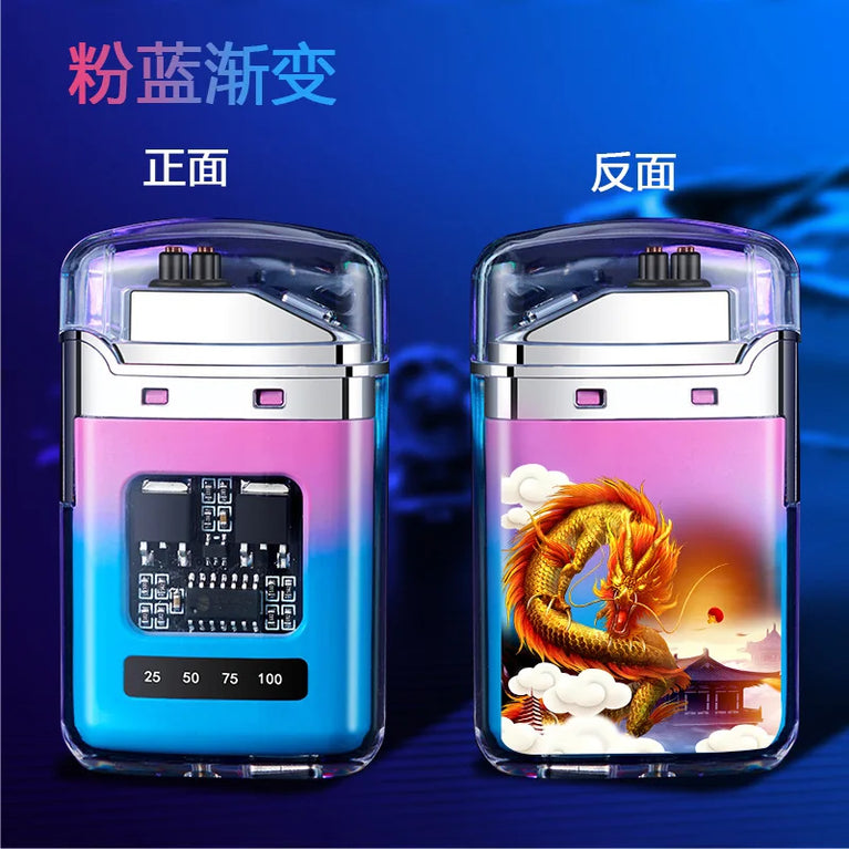 Electric Double Arc USB Plasma Lighter | Windproof Rechargeable Outdoor Tool