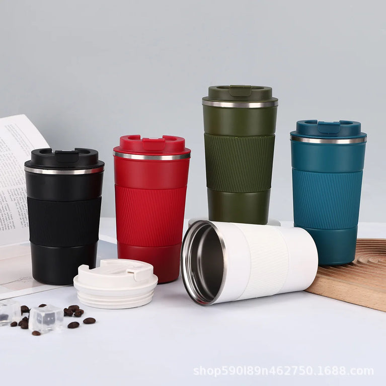 Coffee Thermos Cup Stainless Steel Vacuum Flask Travel Mug 500ml