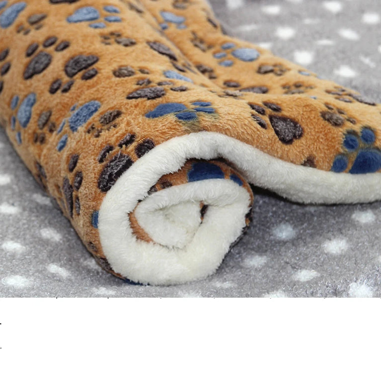 Flannel Pet Mat Dog Bed Dog Fluffy Bed Warm Sleeping Blanket