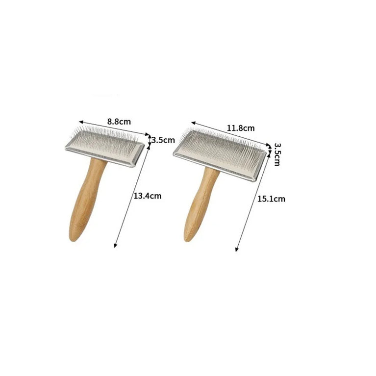 New Dog Short Hair Brush Dog Comb Solid Wood Pet Hair Remover Grooming Tool