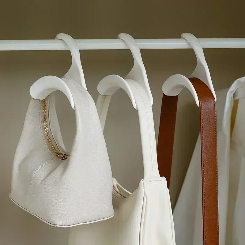 1–10PCS Bag Hanger Hook Handbag Hat Scarf Storage Rack Wardrobe Organizer Hook Holder Storage Hook