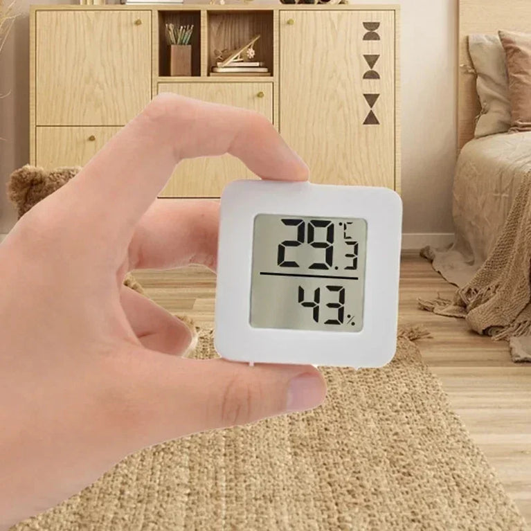 Mini Digital Thermometer & Hygrometer | 4-Piece Indoor Weather Station