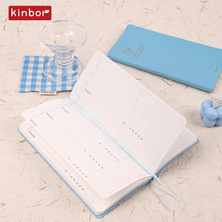 Undated Weekly Planner | 16K Portable Agenda & Time-Management Notebook