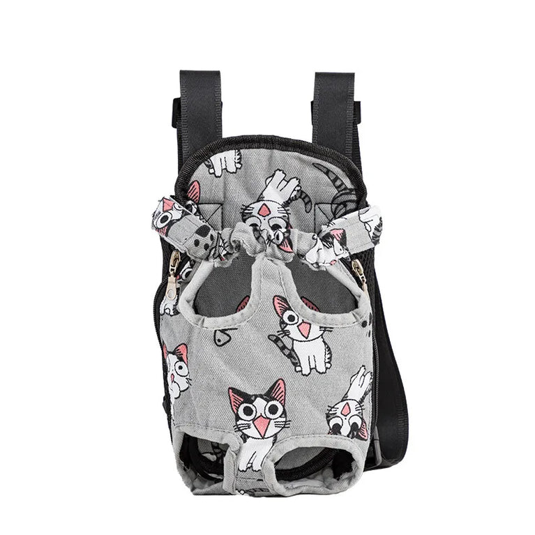 Mesh Dog Carrier Backpack Breathable Pet Travel Sling Puppy Small Dogs
