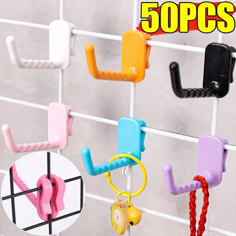 Supermarket Mesh Panel Hooks Multi-Purpose Display Racking Storage Hook