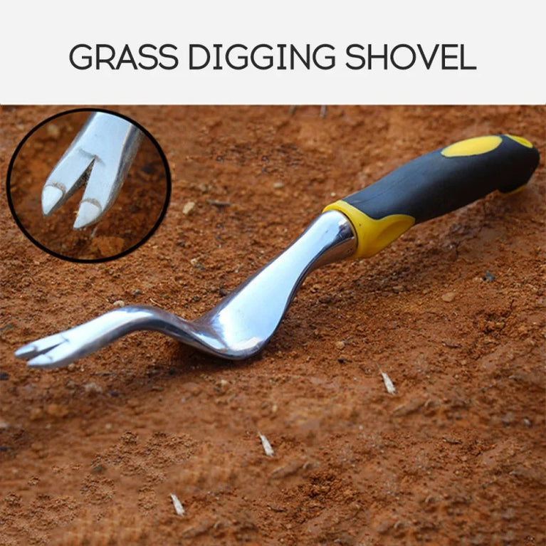Premium Carbon Steel Hand Weeder Garden Shovel Tool with Ergonomic Handle