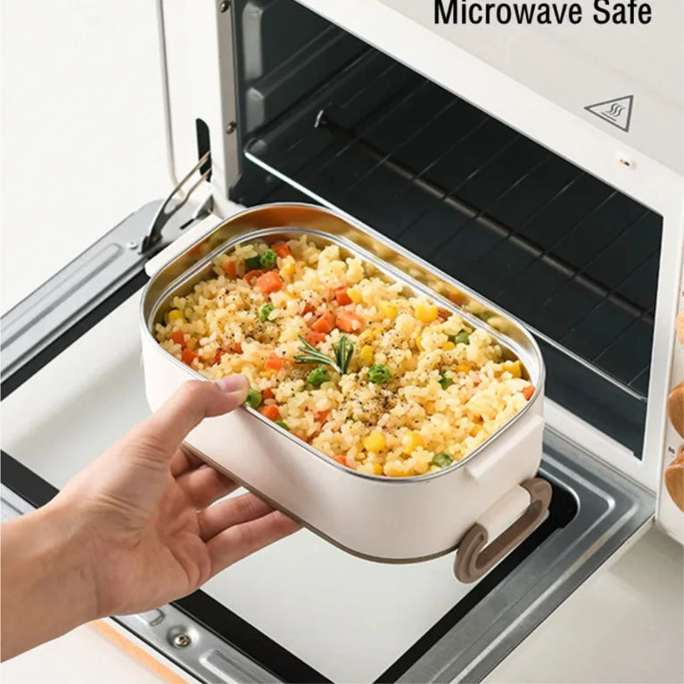 Stainless Steel 304 Thermal Lunch Box with Insulation Bag 1500ml