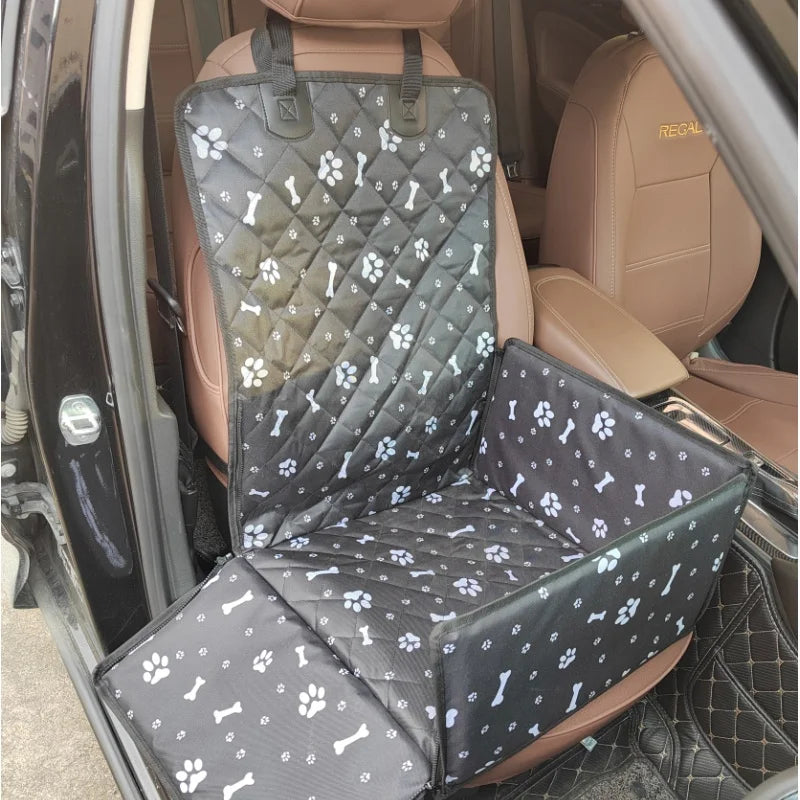 Waterproof Dog Car Seat Carrier Bag Travel Hammock Crate Oxford
