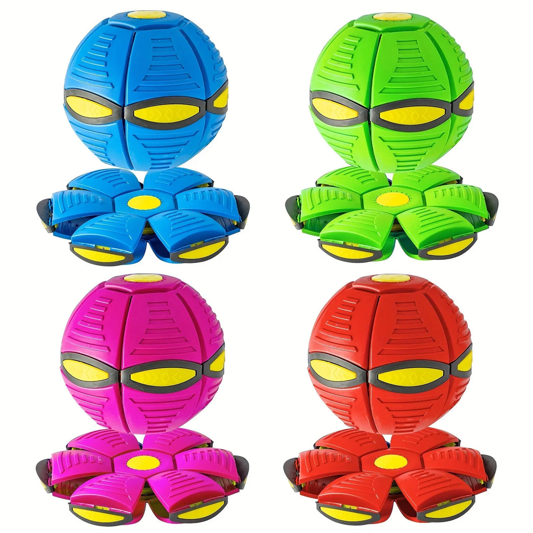 Flying Saucer Bouncing Ball Magic Ball Toy Pet Flying Disc Dogs