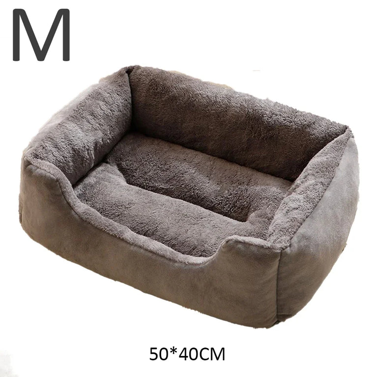 Soft Plush Cat Bed Cushion Basket House for Cats