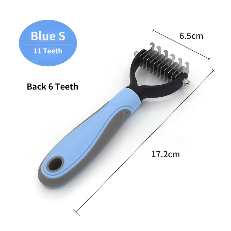 Professional Pet Deshedding Brush Dog Hair Remover Fur Knot Cutter Grooming Tool