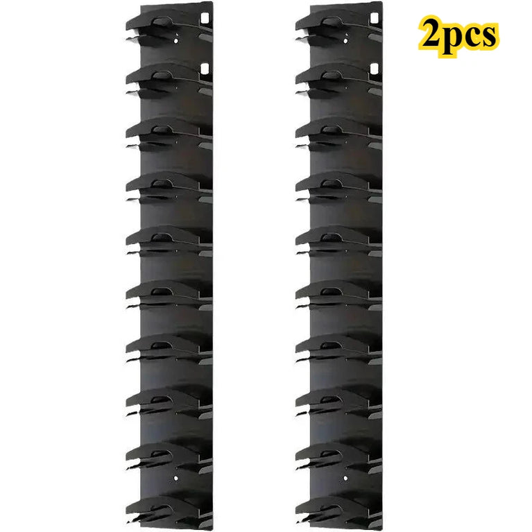10-Grid Wall Mounted Hat Rack | Space-Saving Baseball Cap & Accessory Organizer