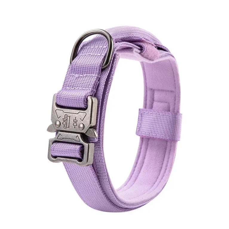 Outdoor Sports Style Tactical Dog Collar Usable Training Traction