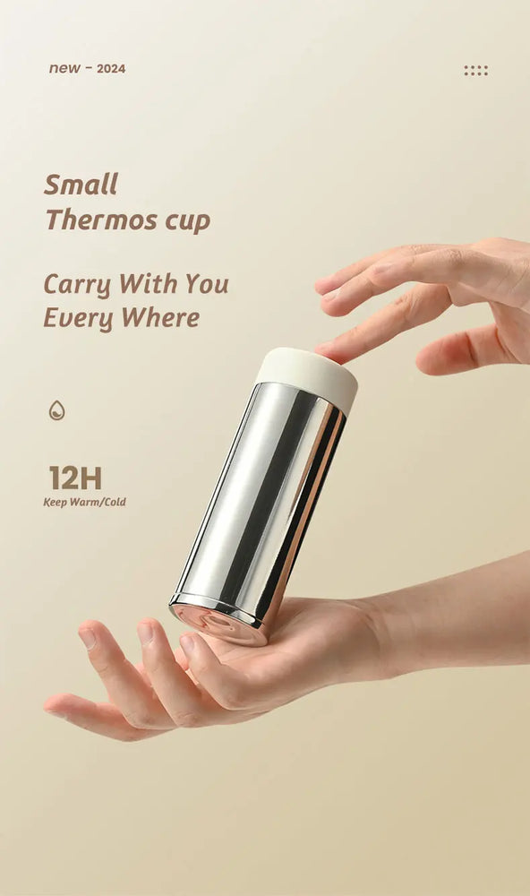 Mini 316 Stainless Steel Insulated WaterBottle Vacuum Flask 180ml