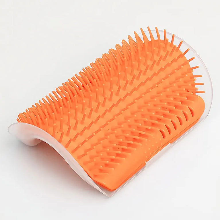 Cat Self Groomer Wall Corner Scratcher Massage Brush Pet Hair Remover Tool
