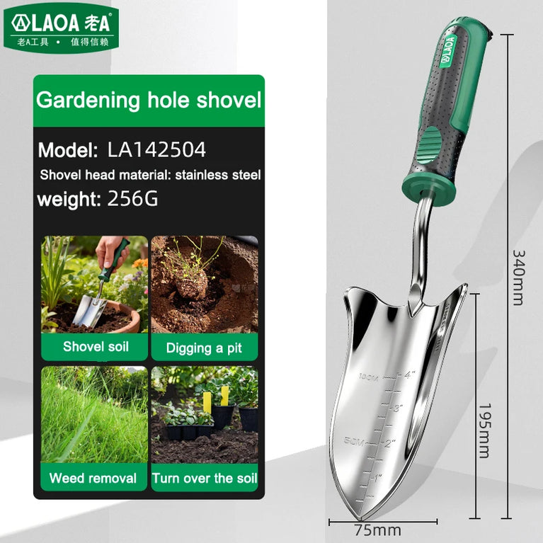 Stainless Steel Mini Garden Shovel for Digging Soil and Plants