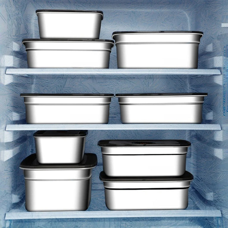 304 Stainless Steel Leakproof Lunch Box Bento Container Storage Box