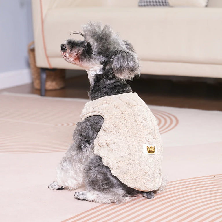 Winter Warm Dog Sweater | Cozy Fleece Puppy Jacket