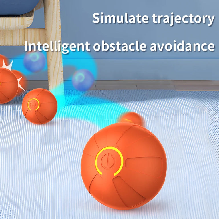Smart Interactive Dog Toy Ball | Automatic Bouncing Rolling Toy
