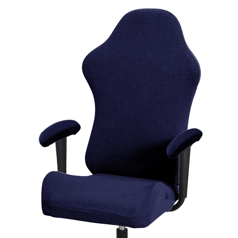 Thick Jacquard Gaming Chair Cover | Stretchy Polyester Office & Racing Chair Slipcover