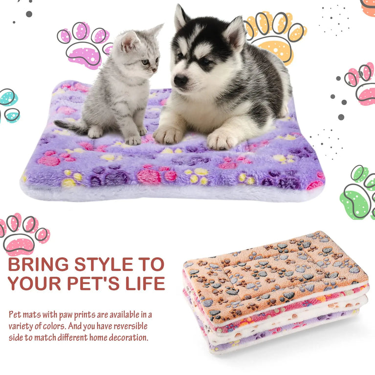 Flannel Pet Mat Dog Bed Dog Fluffy Bed Warm Sleeping Blanket