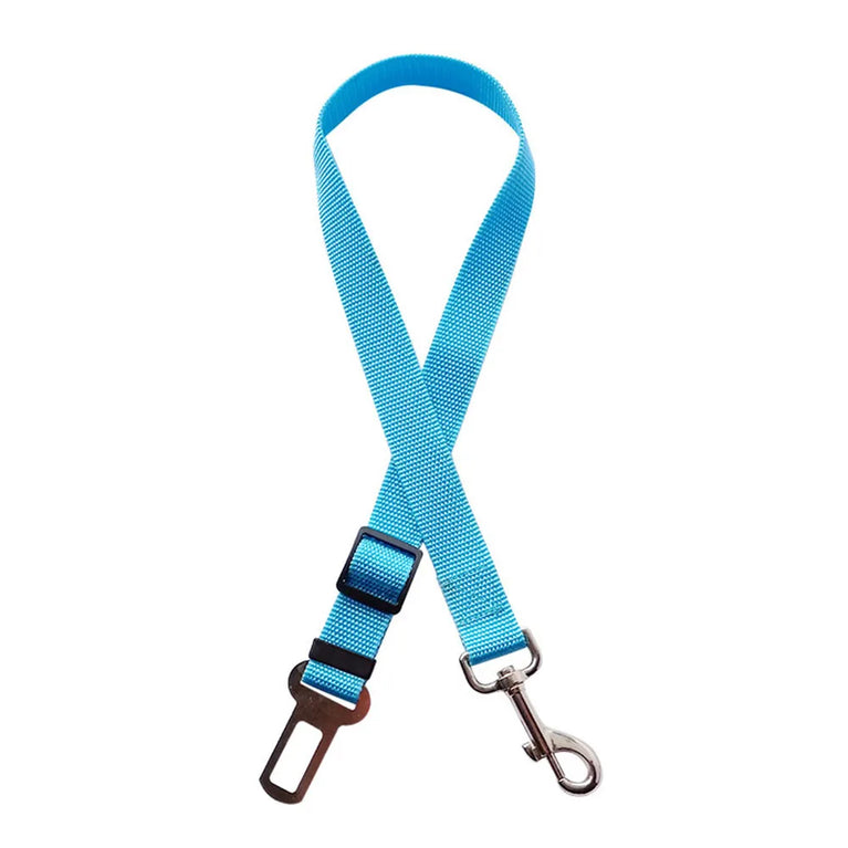 Adjustable Reflective Dog Car Seat Belt Harness With Lights Safety Travel Belt