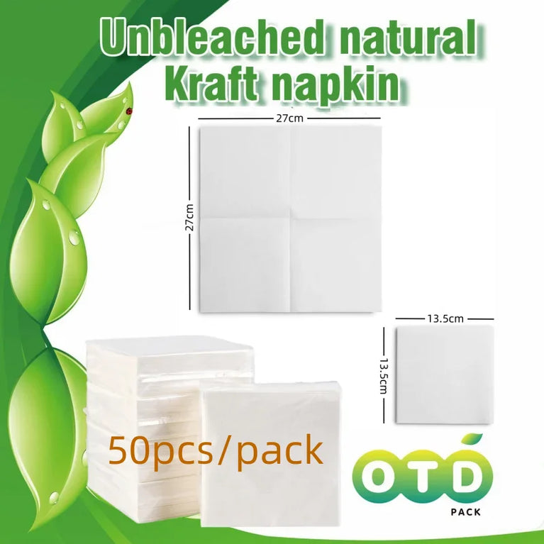 Bamboo Eco-Friendly Dinner Napkins 100% Compostable Soft Absorbent