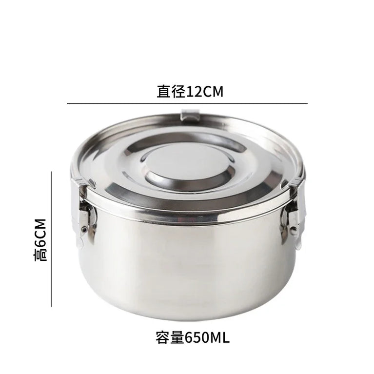 350-3000ML Microwave Stainless Steel Leakproof Bento Lunch Box Food Container
