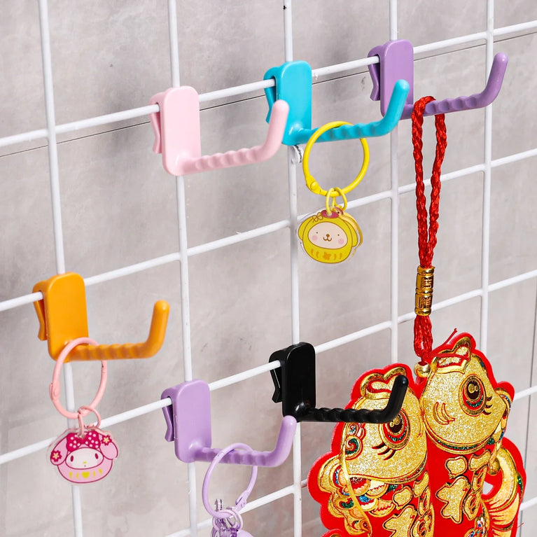 Supermarket Mesh Panel Hooks Multi-Purpose Display Racking Storage Hook