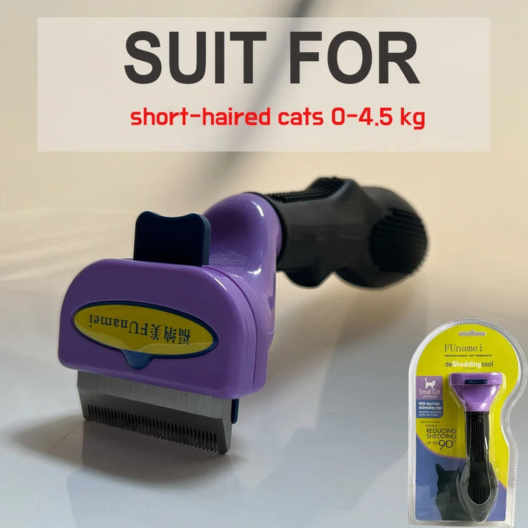 Pet Hair Remover Deshedding Brush Dog Cat Grooming Comb Tool