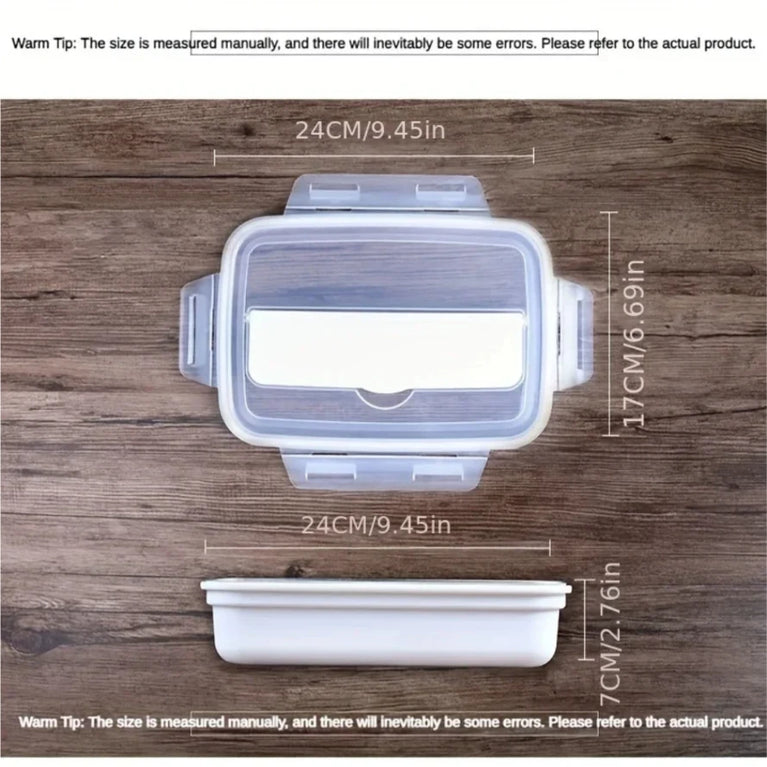 Leak Proof Stainless Steel Lunch Box 3/4 Compartment Bento Container