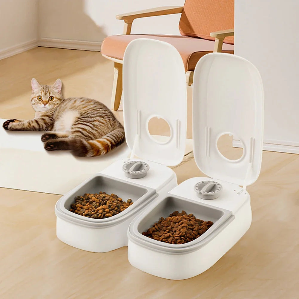 Automatic Timed Pet Feeder | Wet & Dry Food Dispenser