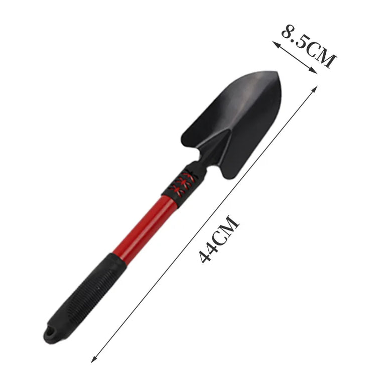 5-Tooth Gardening Spade Shovel Tool Set with Extended Handle