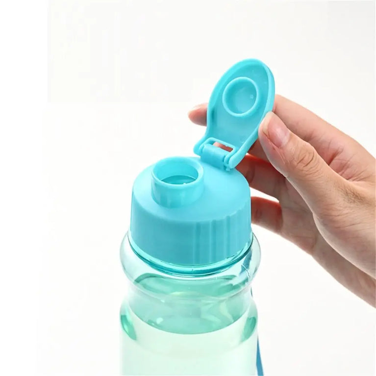 550ML Travel Sport Multi-Color Water Bottle Plastic Water Cup