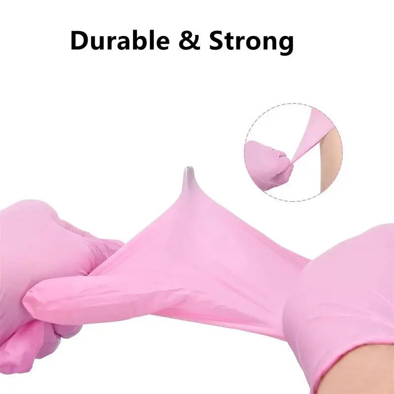 20/50/100PCS Nitrile Gloves Disposable Kitchen Gloves Powder Free