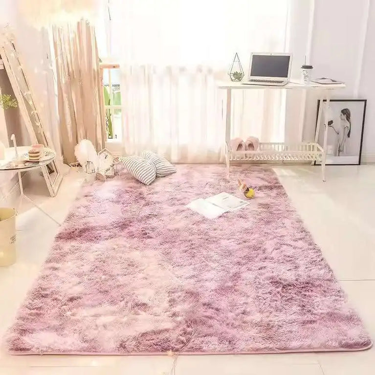 Fluffy Non-Slip Washable Area Rugs for Living Room and Bedroom