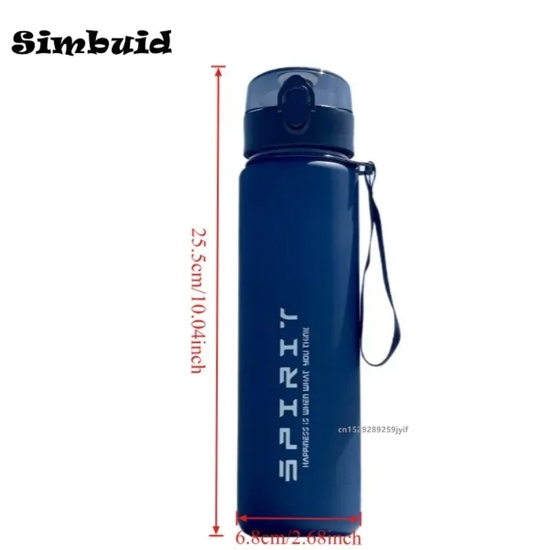800ML Leakproof Sports Waterbottle With Time Marker Flask