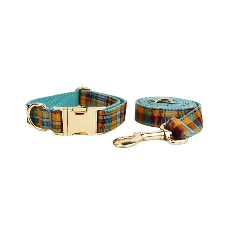 High Quality Personalized Dog Collar Leash Set Quick Release XS XL
