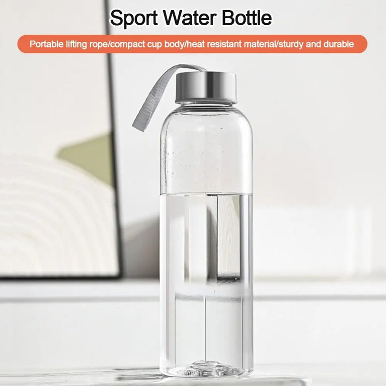 300ML–500ML Portable Sport Drinking Water Bottle for Gym & Travel