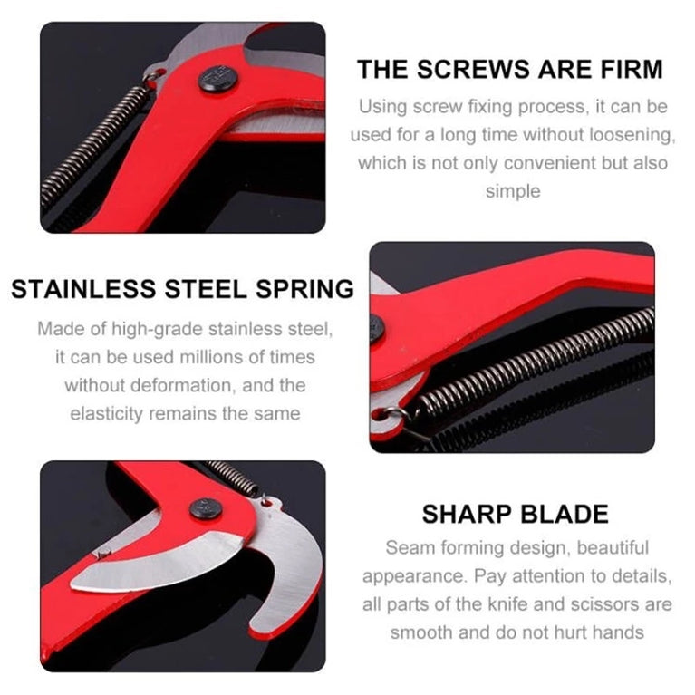 High Branch Extension Lopper Tree Pruner Saw Cutter Rope Garden Tool