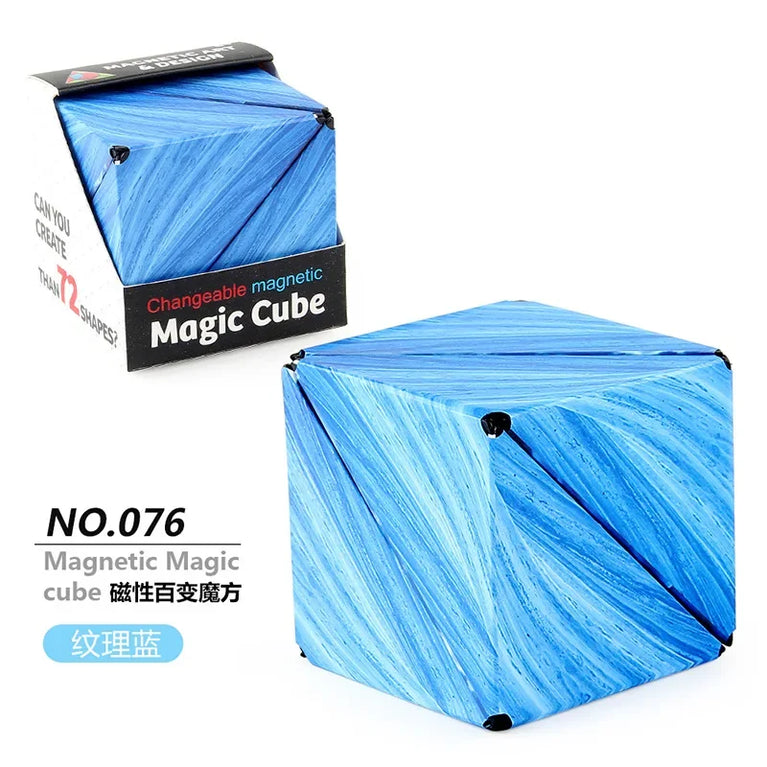Changeable Magnetic Geometry Cube | 3D Anti-Stress Shape-Shifting Puzzle
