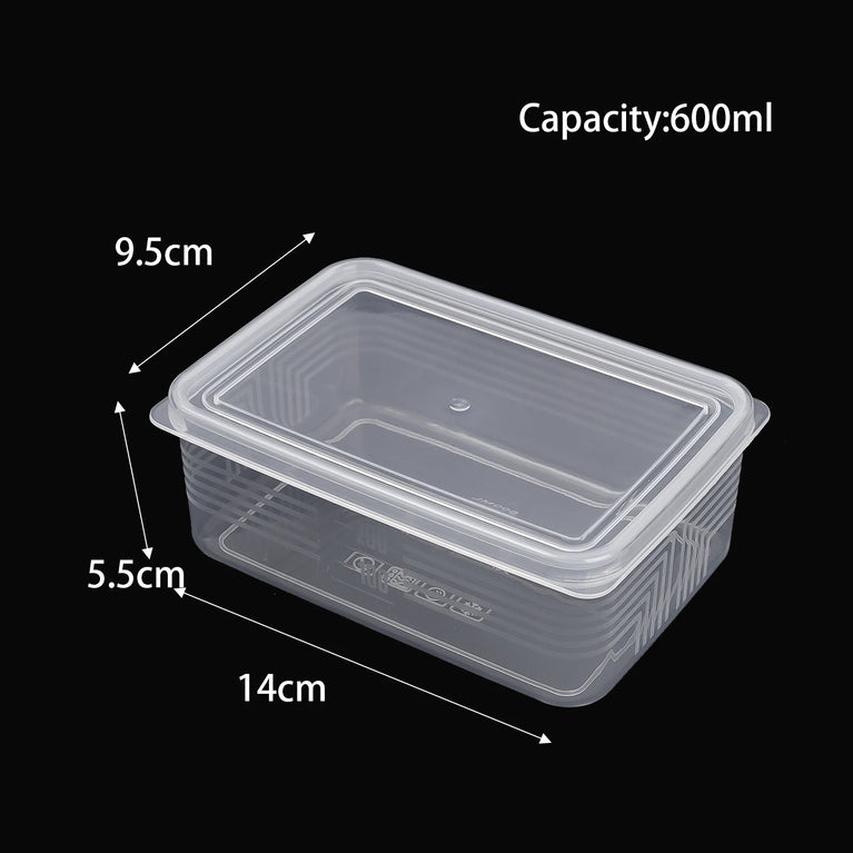 Fresh Keeping Food Storage Box with Lid Refrigerator Organizer Containers Set