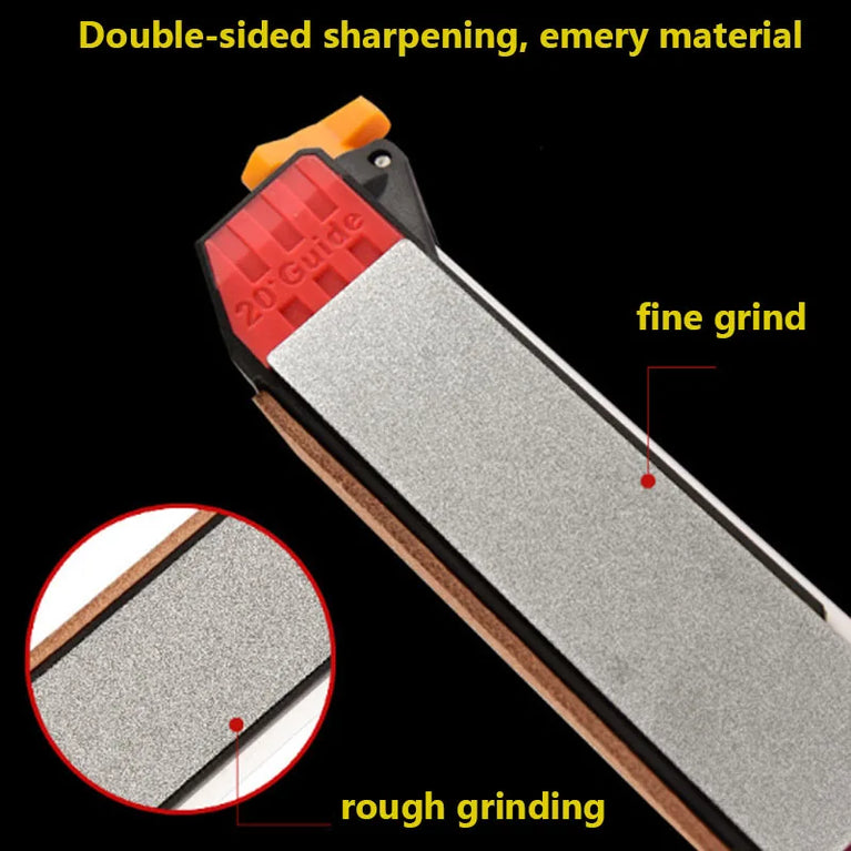 Double-Sided Diamond Knife Sharpener | Portable Whetstone & Honing Tool